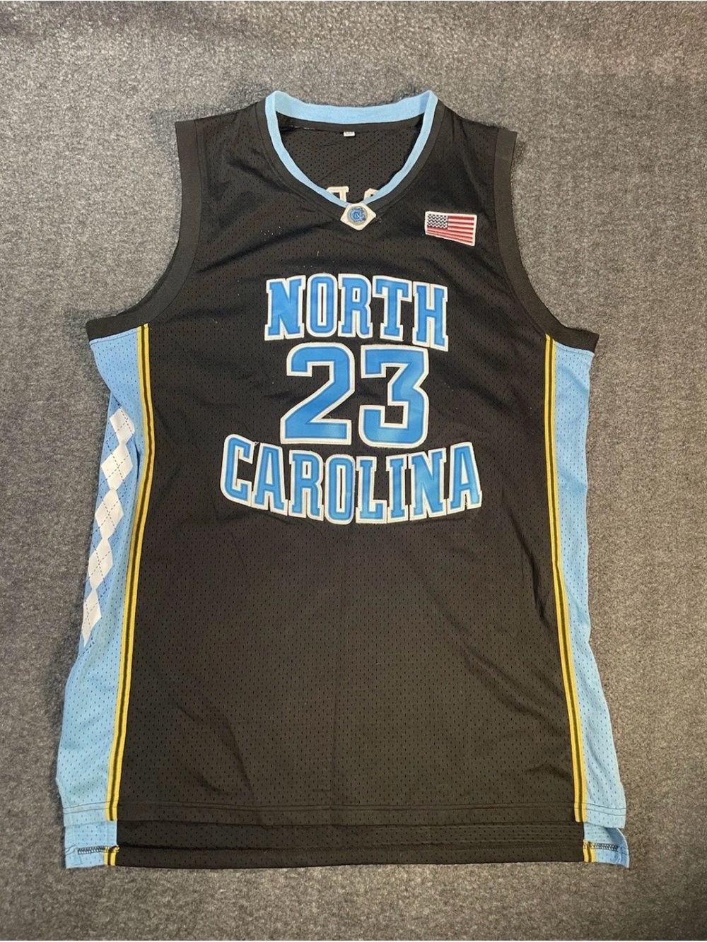 North Carolina Tar Heels NCAA Michael Jordan Basketball Jersey #23 L Stitched